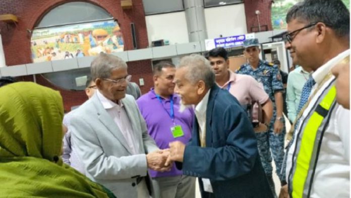 mirza fakrul ফ্লাইট, ব্যাংকক,মির্জা ফখরুল