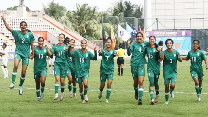 Bd women football team গোল